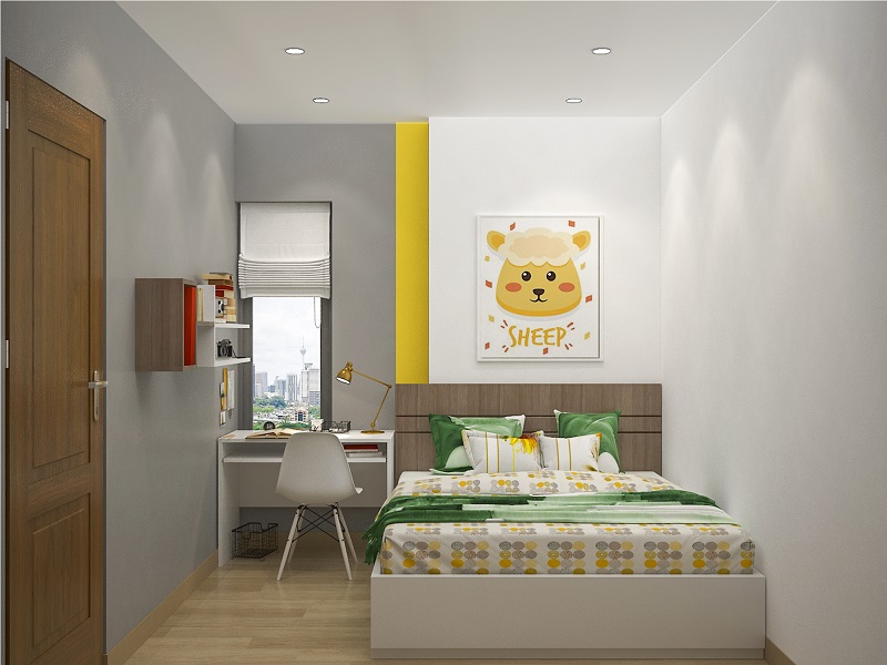 thiết kế phòng ngủ cho bé trai